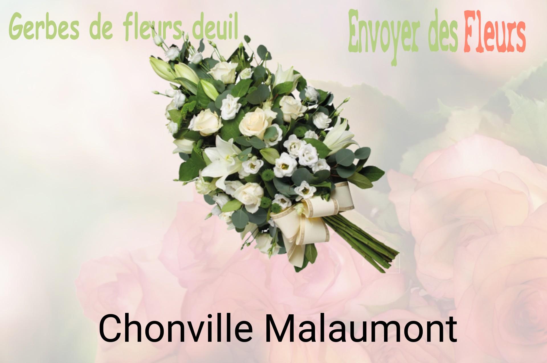 Gerbe de fleurs de deuil livrée à Chonville-Malaumont